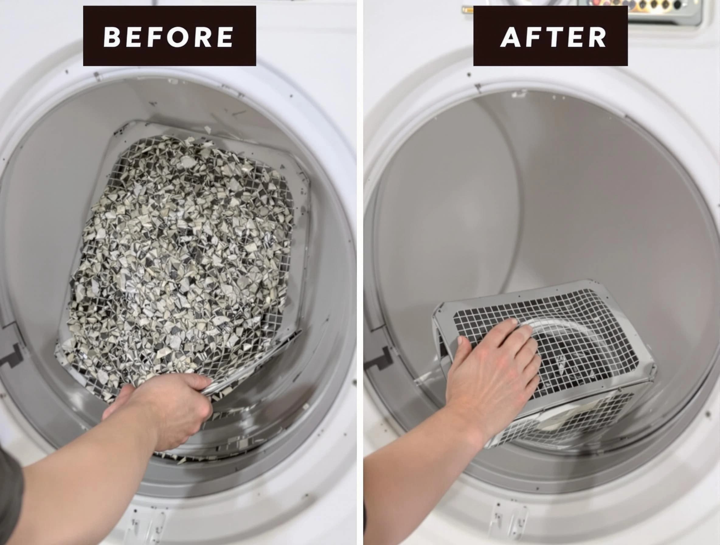 Professional lint trap cleaning by Braintree Dryer Vent Cleaning in Braintree