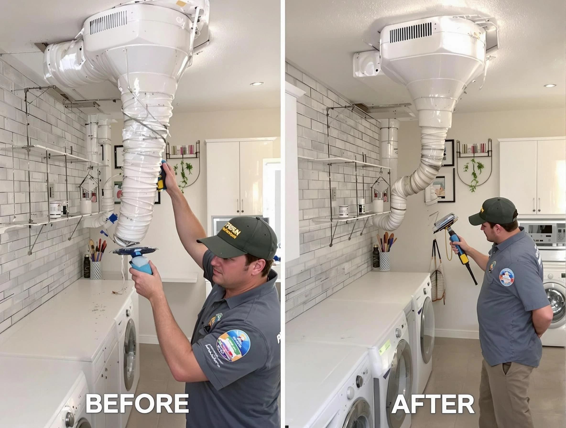 Professional dryer exhaust vent cleaning by Braintree Dryer Vent Cleaning in Braintree