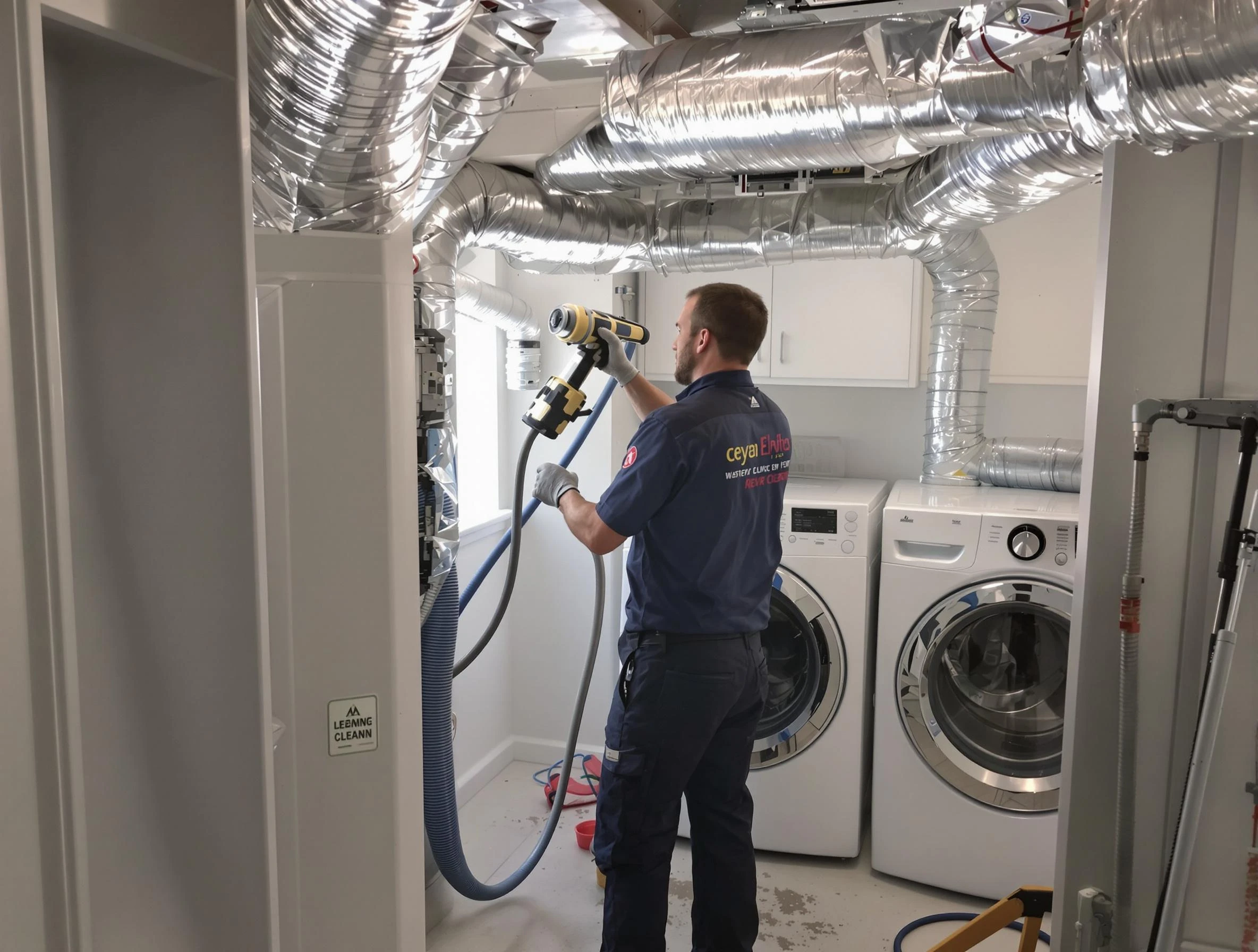 Braintree Dryer Vent Cleaning specialist using advanced equipment for thorough duct cleaning in Braintree