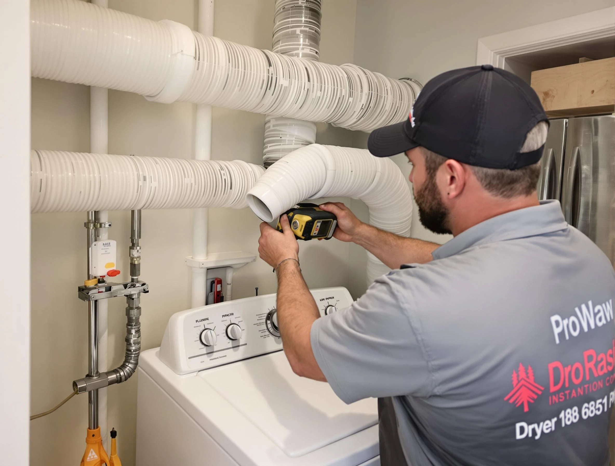 Professional dryer vent hose installation by Braintree Dryer Vent Cleaning in Braintree
